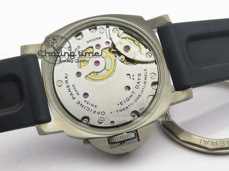 EasyCare PAM562 Q Titanium ZF 1:1 Best Edition On Black Rubber Strap P5000 Clone 8481