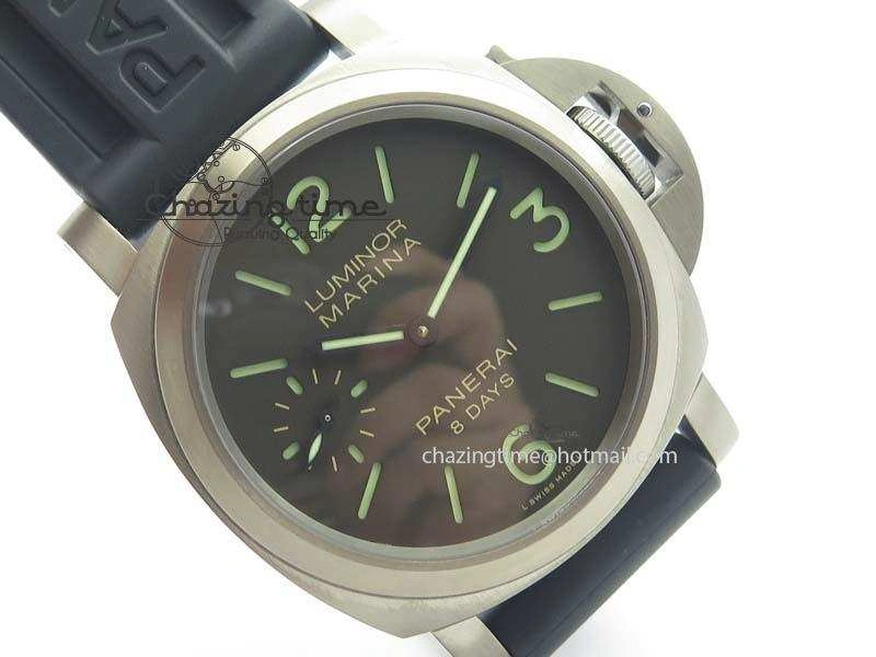 PAM564 Q Titanium ZF 1:1 Best Edition On Black Rubber Strap P5000 Clone Versatile 8480