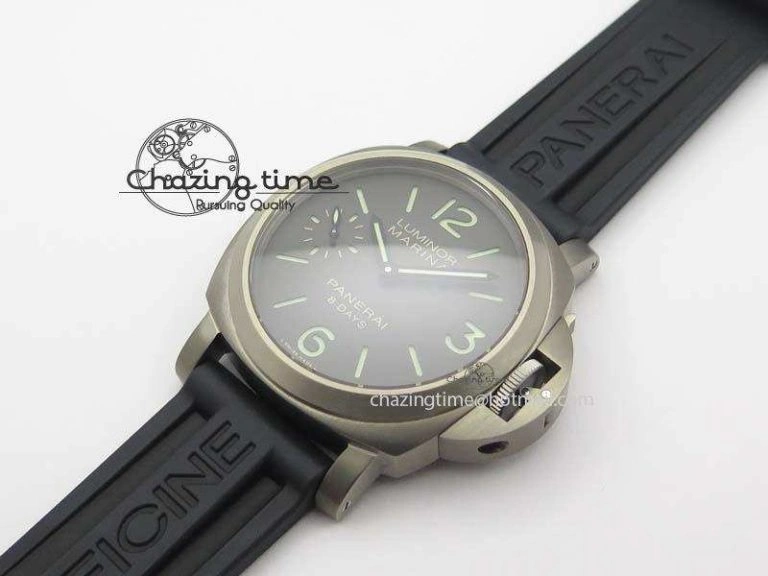 PAM564 Q Titanium ZF 1:1 Best Edition On Black Rubber Strap P5000 Clone Versatile 8480