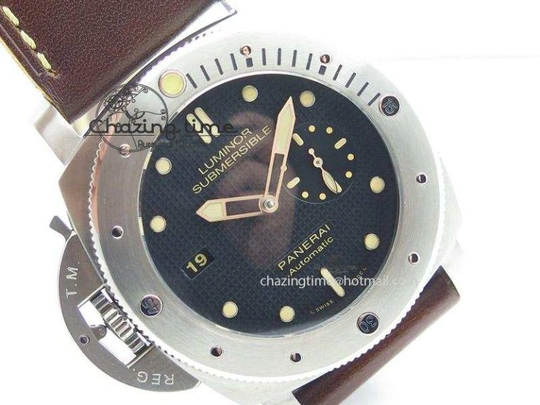 PAM569 Q V6 Lite Best Edition On Thick Brown Leather Strap ST SmartChoice 8573