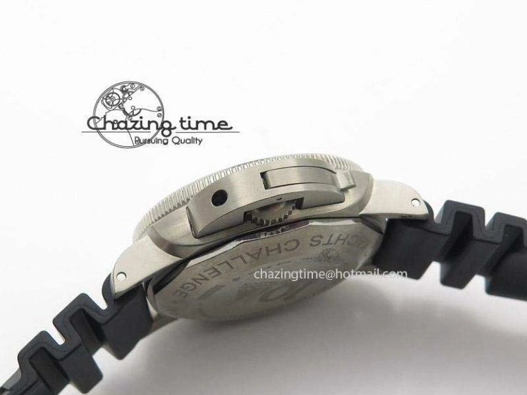 Sophisticated PAM571 P Titanium ZF 1:1 Best Edition on Black Rubber Strap ZP 8591