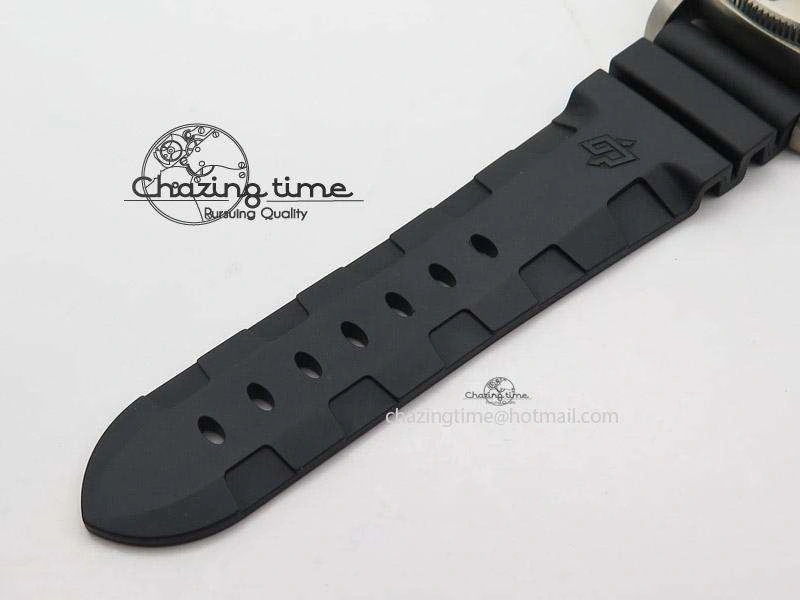 Sophisticated PAM571 P Titanium ZF 1:1 Best Edition on Black Rubber Strap ZP 8591