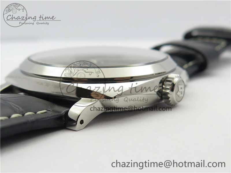 Upgraded PAM572 Q Radiomir 1940 V9F 1:1 Best Edition Black Dial on Black Leather Strap P.4000 Super Clone 8419