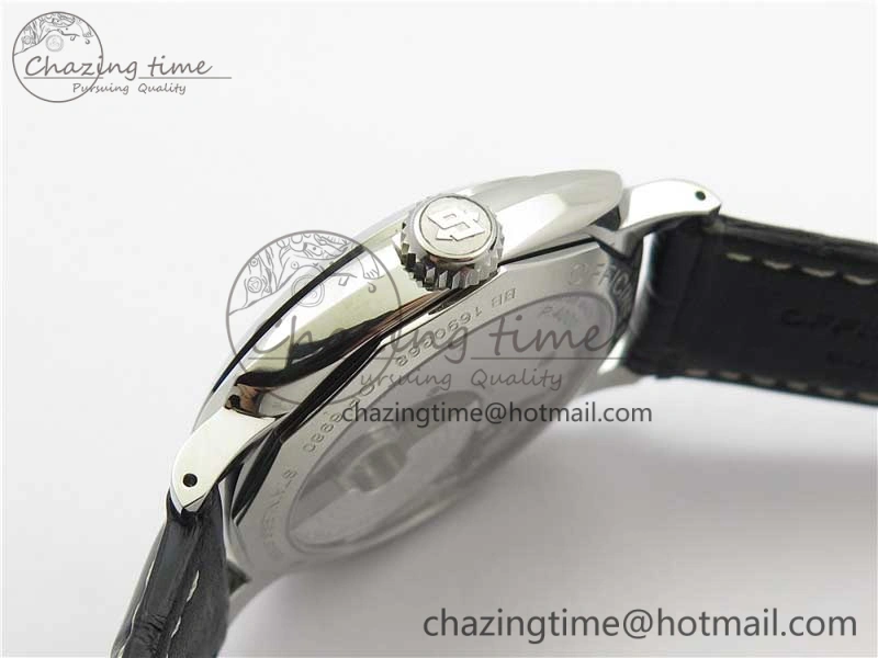 Upgraded PAM572 Q Radiomir 1940 V9F 1:1 Best Edition Black Dial on Black Leather Strap P.4000 Super Clone 8419