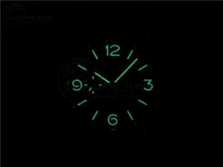 Upgraded PAM572 Q Radiomir 1940 V9F 1:1 Best Edition Black Dial on Black Leather Strap P.4000 Super Clone 8419
