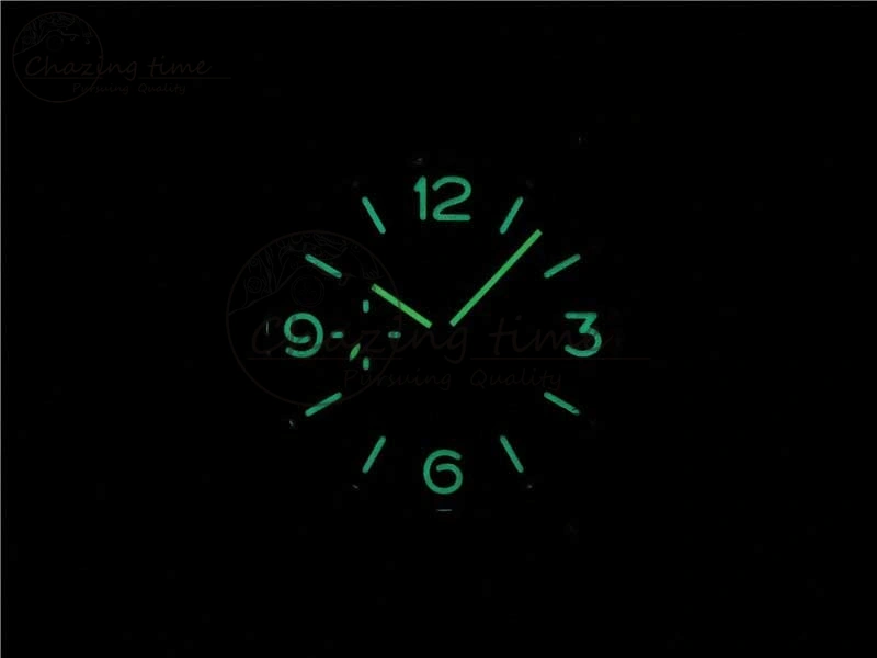Upgraded PAM572 Q Radiomir 1940 V9F 1:1 Best Edition Black Dial on Black Leather Strap P.4000 Super Clone 8419