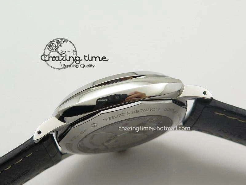 ZipUp PAM572 Q V6F Black Dial On Black Leather Strap P 8553