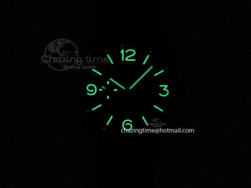 ZipUp PAM572 Q V6F Black Dial On Black Leather Strap P 8553
