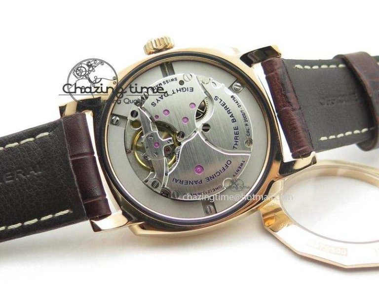 Premium PAM573 Q V6F Brown Dial on Brown Leather Strap P 8552