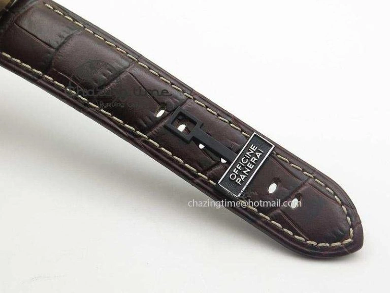 Premium PAM573 Q V6F Brown Dial on Brown Leather Strap P 8552