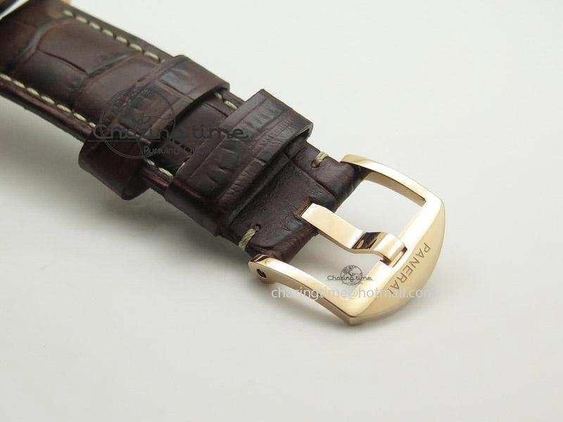 Premium PAM573 Q V6F Brown Dial on Brown Leather Strap P 8552