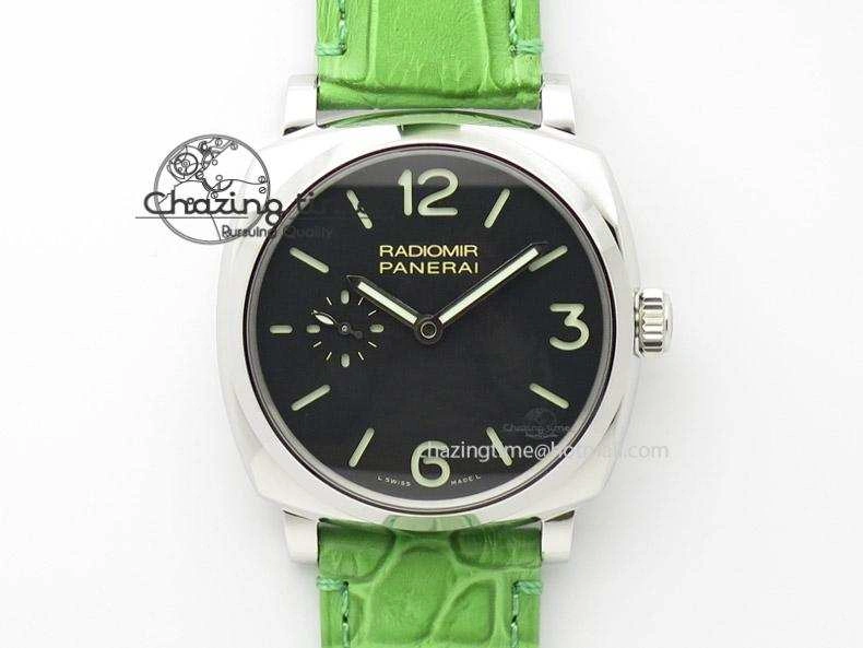 BestValue PAM574 R V6F 1:1 Best Edition On Green Leather Strap P. 8518