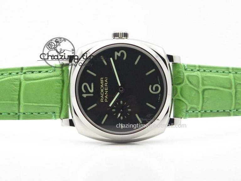 BestValue PAM574 R V6F 1:1 Best Edition On Green Leather Strap P. 8518