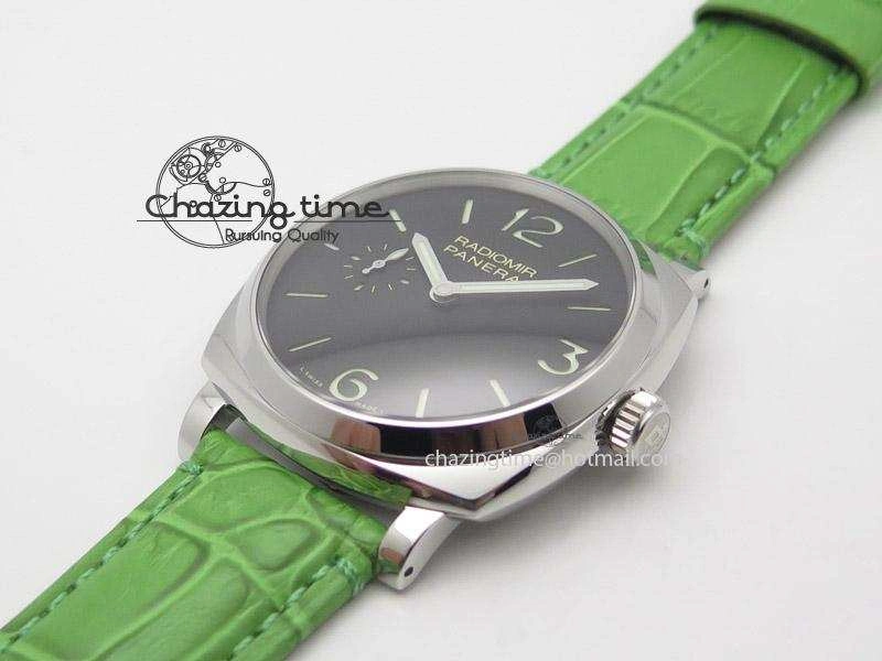 BestValue PAM574 R V6F 1:1 Best Edition On Green Leather Strap P. 8518