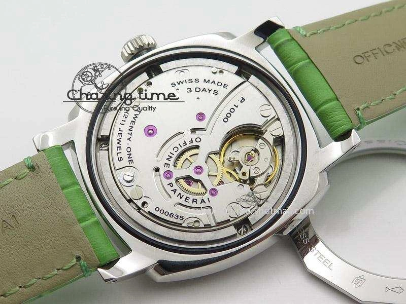 BestValue PAM574 R V6F 1:1 Best Edition On Green Leather Strap P. 8518