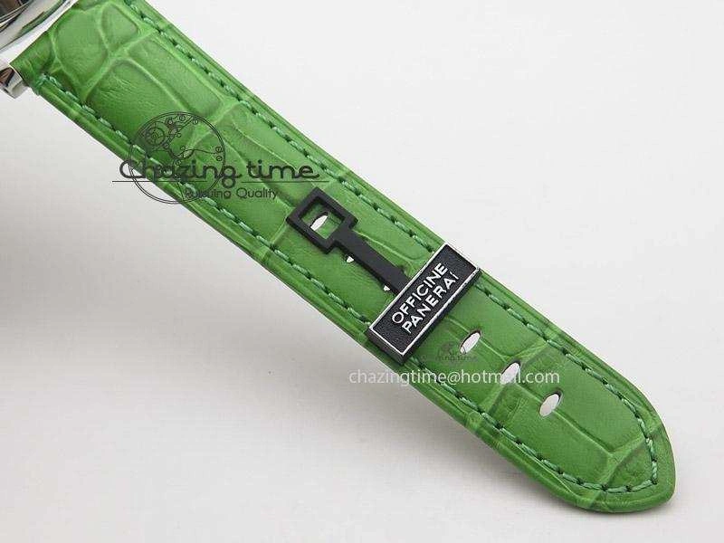 BestValue PAM574 R V6F 1:1 Best Edition On Green Leather Strap P. 8518