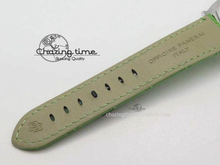 BestValue PAM574 R V6F 1:1 Best Edition On Green Leather Strap P. 8518