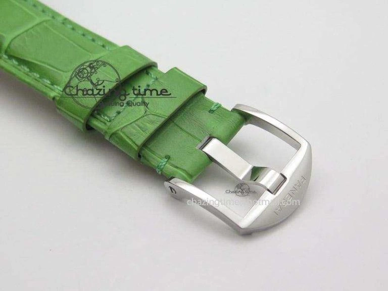 BestValue PAM574 R V6F 1:1 Best Edition On Green Leather Strap P. 8518