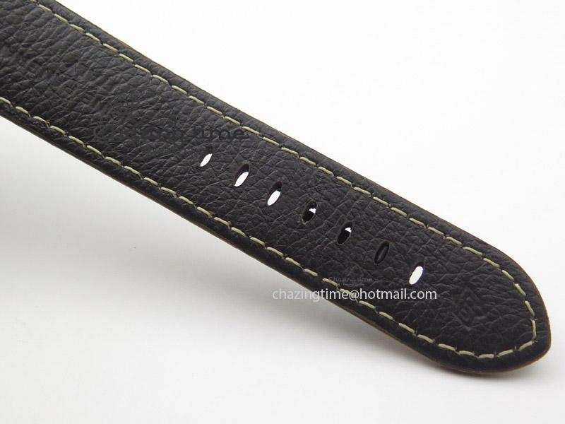 PAM580 Q Real Ceramic V6F Best Edition Black Dial On Brown Asso Strap P. Durable 8527