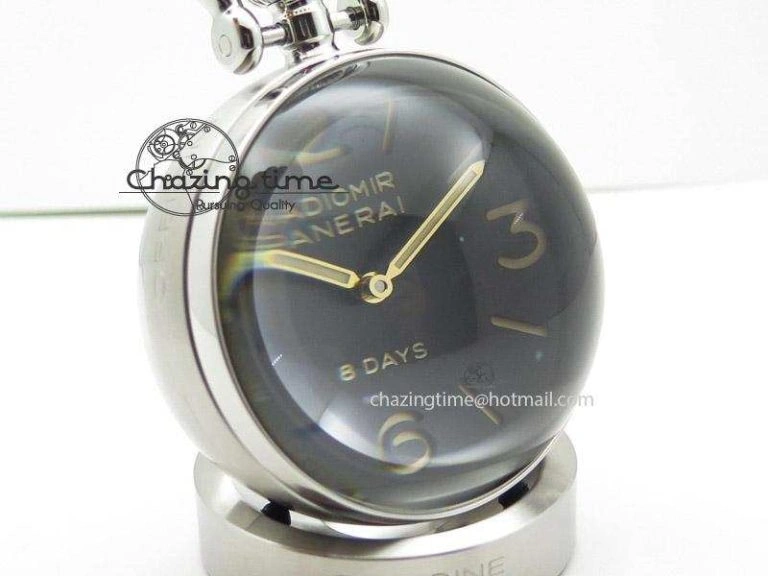 PAM581 V6F Table Clock Sphere 65mm With Box Set MultiPurpose 8566