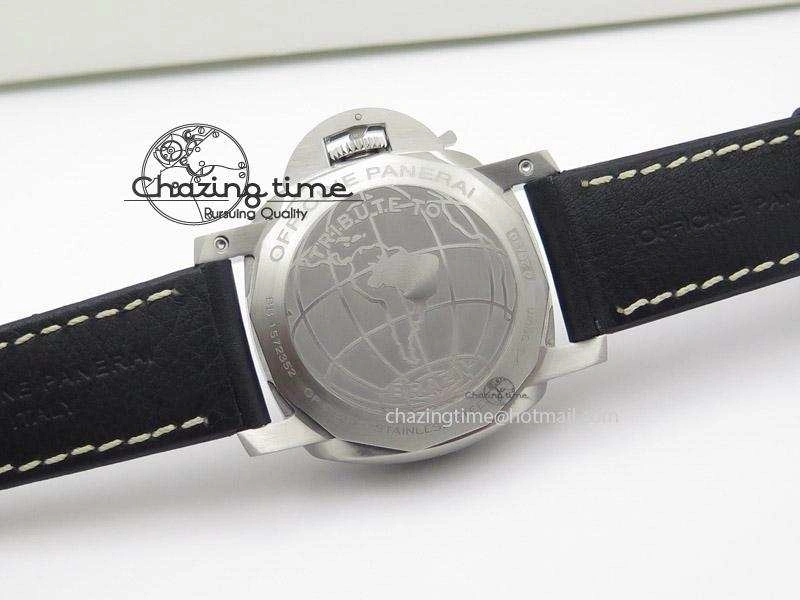 PAM586 Q “Brazil” ZF Best Edition on Black Leather Strap P. Sleek 8587