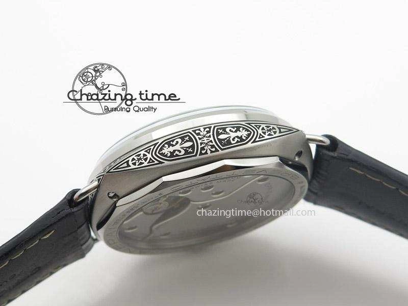 Durable PAM604 Radiomir Firenze V6F Best Edition On Black Leather Strap P 8550