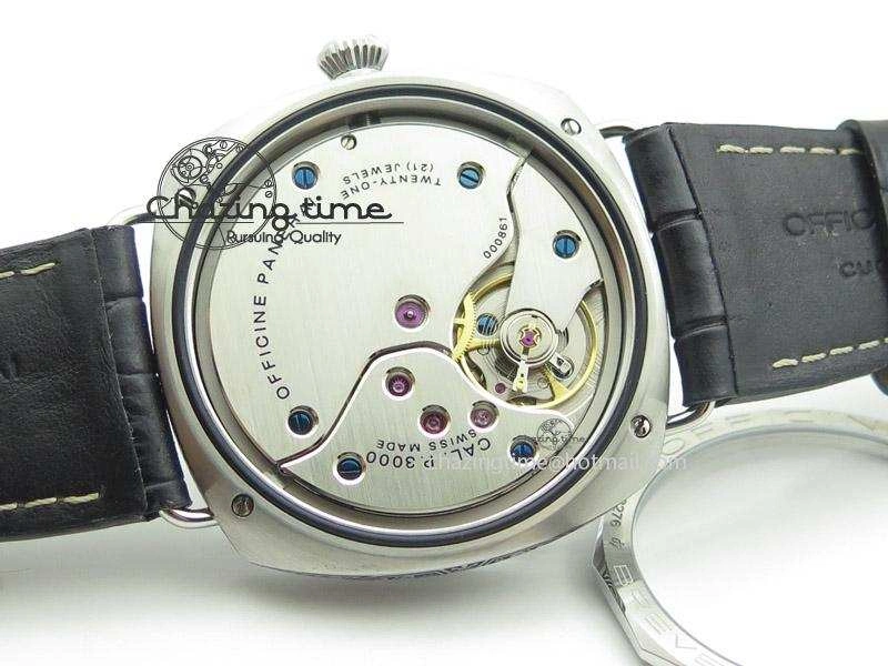 Durable PAM604 Radiomir Firenze V6F Best Edition On Black Leather Strap P 8550
