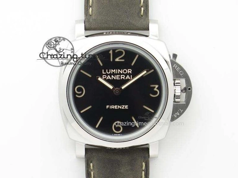 PAM605 Q Luminor 1950 3 Days Firenze SF Best Edition On Brown Asso Strap P.3000 Super Clone TravelReady 8565