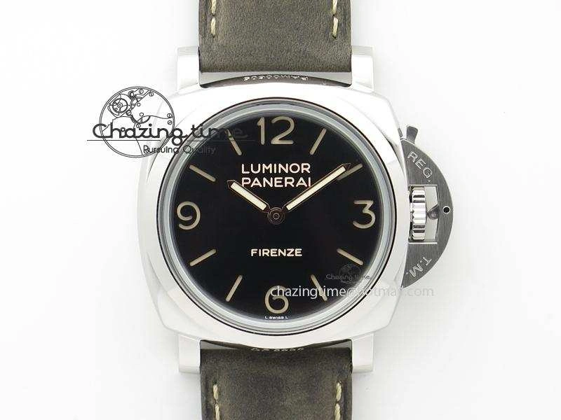 PAM605 Q Luminor 1950 3 Days Firenze SF Best Edition On Brown Asso Strap P.3000 Super Clone TravelReady 8565