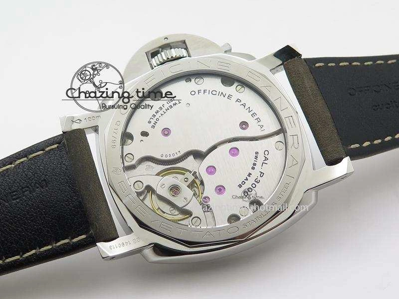 PAM605 Q Luminor 1950 3 Days Firenze SF Best Edition On Brown Asso Strap P.3000 Super Clone TravelReady 8565