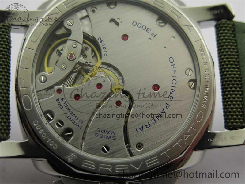 PAM606 HongKong Edition SS HWF 1:1 Best Edition on Nylon Strap A Colorful 8360