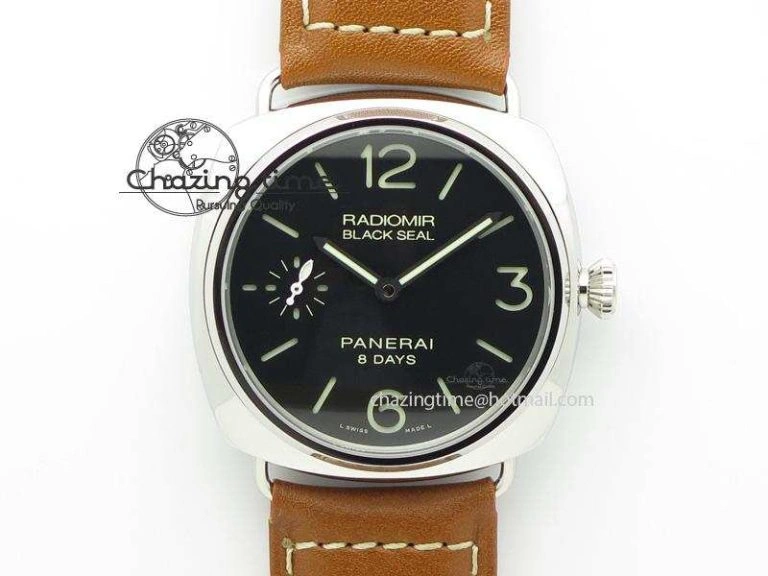 DailyWear PAM609 R Radiomir V6F 1:1 Best Edition On Brown Leather Strap P 8524