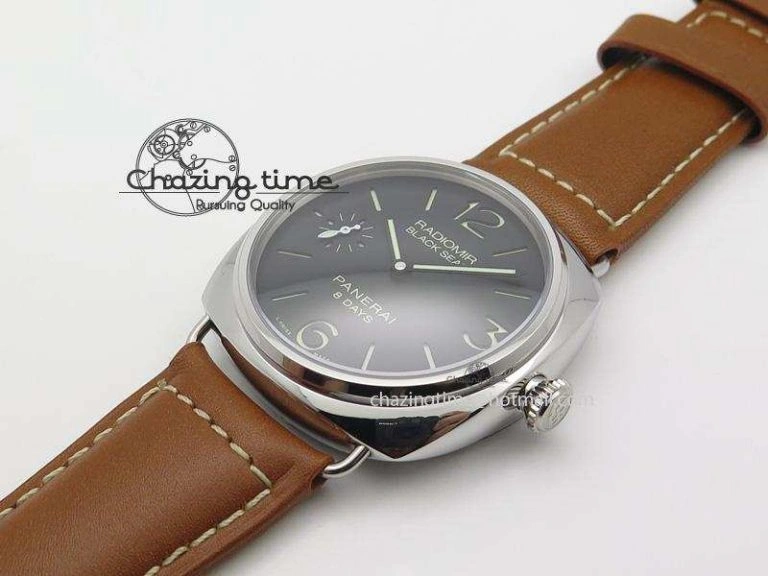 DailyWear PAM609 R Radiomir V6F 1:1 Best Edition On Brown Leather Strap P 8524