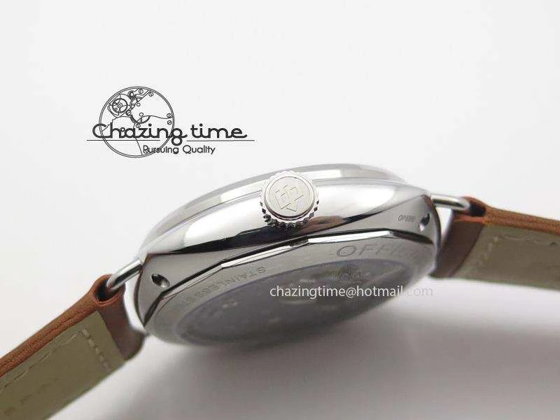 DailyWear PAM609 R Radiomir V6F 1:1 Best Edition On Brown Leather Strap P 8524