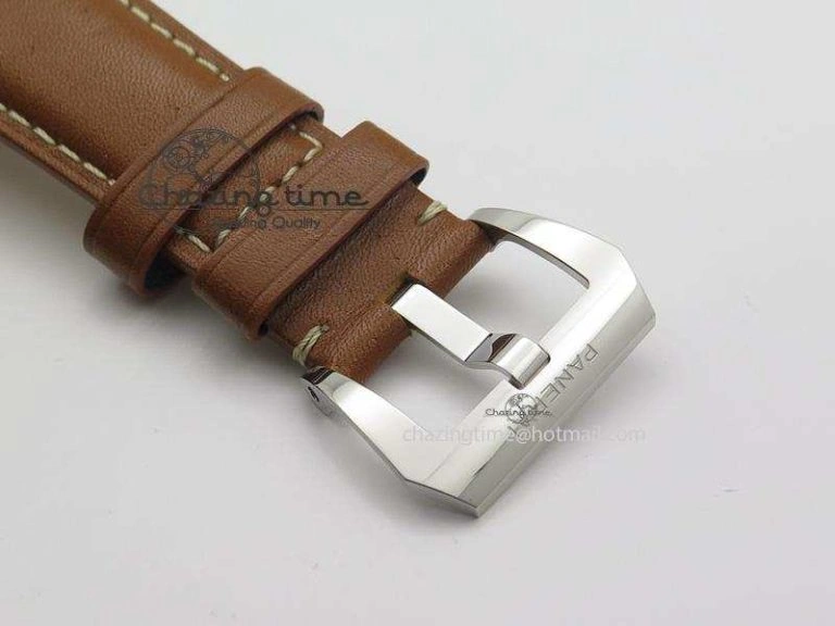 DailyWear PAM609 R Radiomir V6F 1:1 Best Edition On Brown Leather Strap P 8524