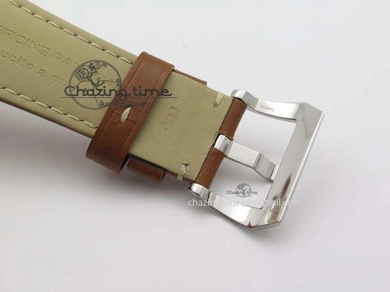 DailyWear PAM609 R Radiomir V6F 1:1 Best Edition On Brown Leather Strap P 8524
