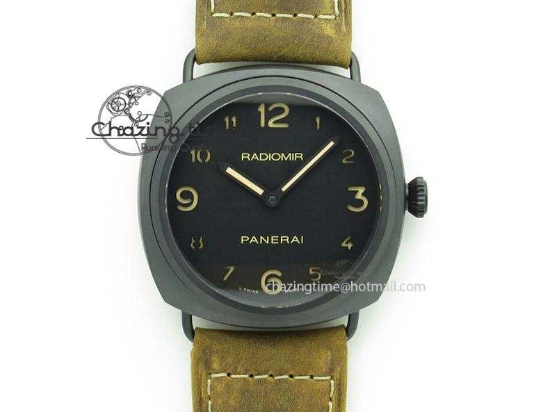PAM613 Q Real Ceramic V6F on Brown Asso Strap A Sporty 8590