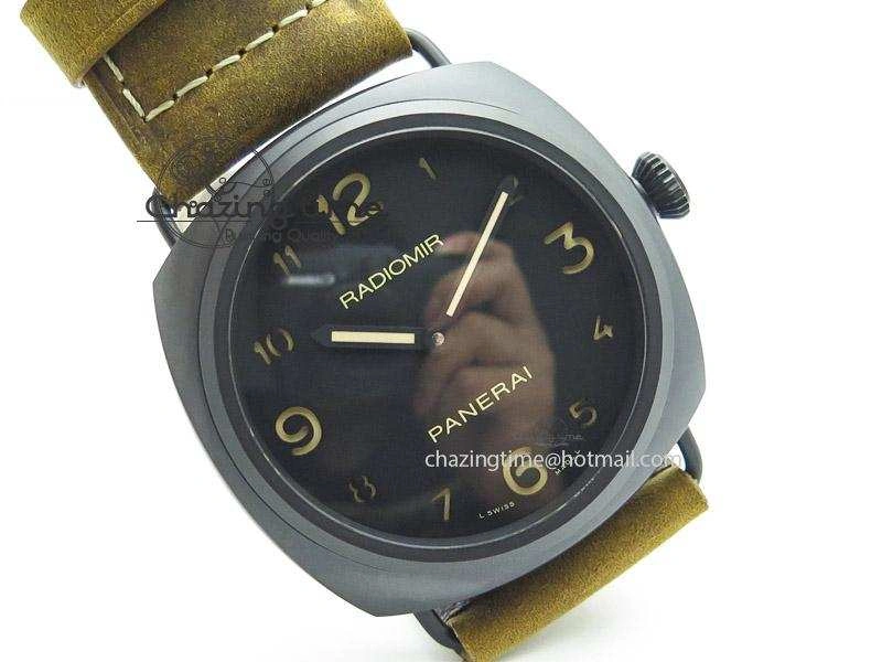 PAM613 Q Real Ceramic V6F on Brown Asso Strap A Sporty 8590