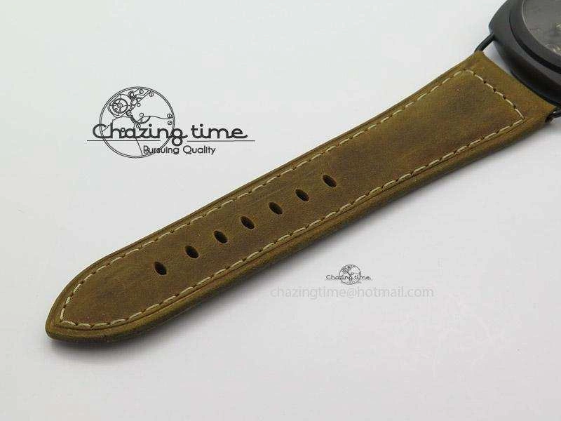PAM613 Q Real Ceramic V6F on Brown Asso Strap A Sporty 8590