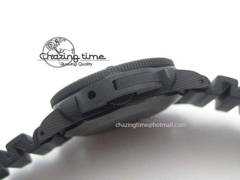 PAM616 Carbotech JF Best Edition On Blue Logo Black Rubber Strap P9000 Clone Sleek 8539