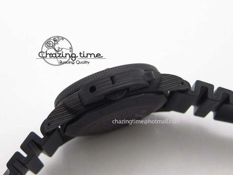 PAM616 Carbotech V6F Best Edition on Blue Logo Black Rubber Strap P Comfortable 8576