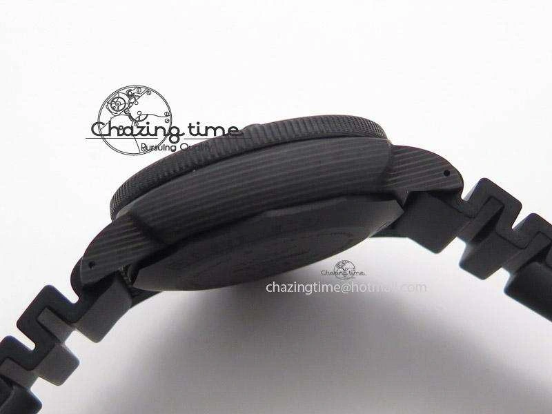 PAM616 Carbotech V6F Best Edition on Blue Logo Black Rubber Strap P Comfortable 8576
