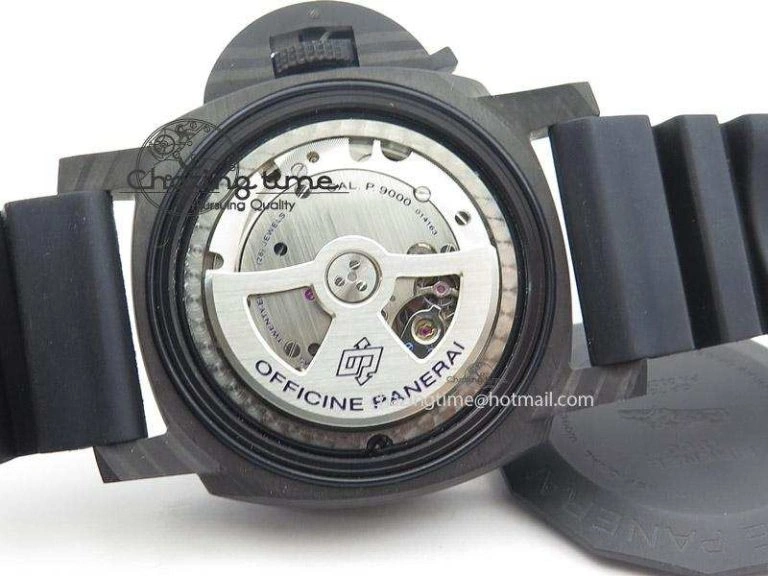 PAM616 Carbotech V6F Best Edition on Blue Logo Black Rubber Strap P Comfortable 8576