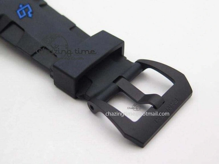 PAM616 Carbotech V6F Best Edition on Blue Logo Black Rubber Strap P Comfortable 8576