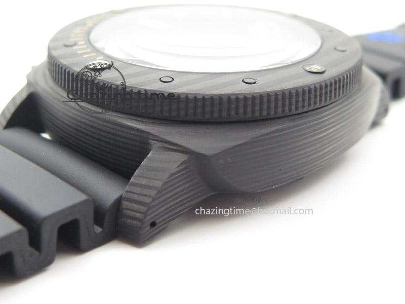 Affordable PAM616 Carbotech ZF Best Edition On Blue Logo Black Rubber Strap P 8564