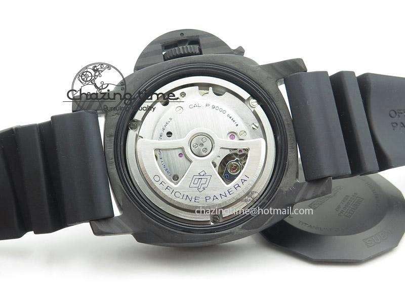 Affordable PAM616 Carbotech ZF Best Edition On Blue Logo Black Rubber Strap P 8564