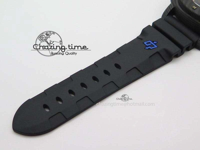 Affordable PAM616 Carbotech ZF Best Edition On Blue Logo Black Rubber Strap P 8564