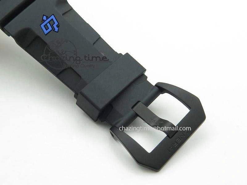 Affordable PAM616 Carbotech ZF Best Edition On Blue Logo Black Rubber Strap P 8564