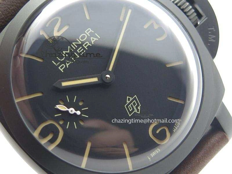 Sporty PAM617 R Luminor 1950 3 Days DLC ZF  Best Edition On Brown Leather Strap P3000 Superclone 8516