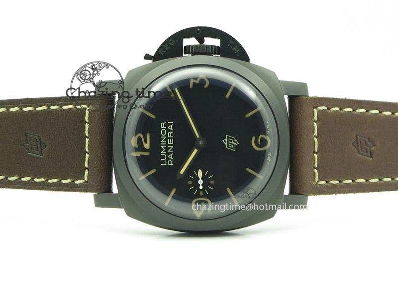 Sporty PAM617 R Luminor 1950 3 Days DLC ZF  Best Edition On Brown Leather Strap P3000 Superclone 8516
